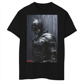 Boys 8-20 DC Comics Batman Standing In The Rain Portrait Graphic Tee