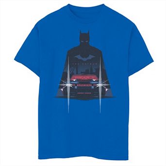 Boys 8-20 DC Comics Batman Batmobile Silhouette Graphic Tee