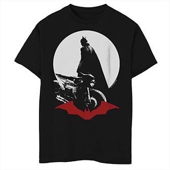 Boys 8-20 DC Comics Batman Batcycle Silhouette Graphic Tee