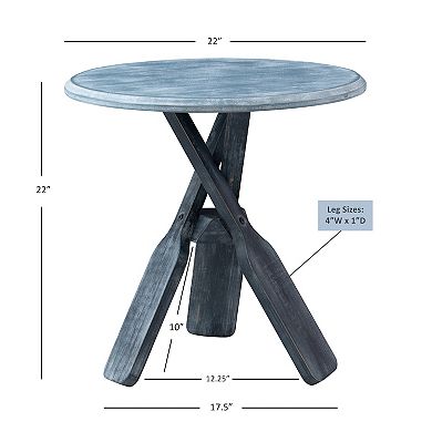 Linon Omar Nautical Accent End Table