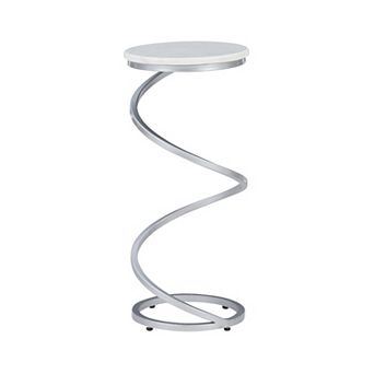 Linon Rian Spiral Drink End Table