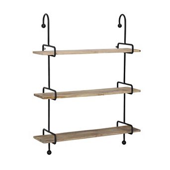 Linon Wesleigh 3-Shelf Wall Decor