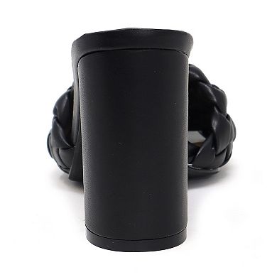 Yoki Caster 04 Women’s Braided Strap High Heels