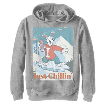 Boys 8-20 ICEE Snow Boarding Polar Bear Graphic Hoodie