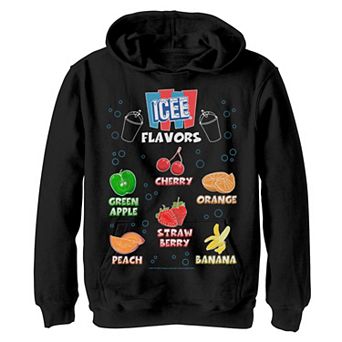 Boys 8-20 ICEE Flavors List Graphic Hoodie