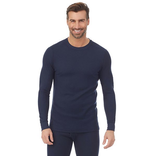 Men's Cuddl Duds® Midweight Waffle Thermal Performance Baselayer Crew Top