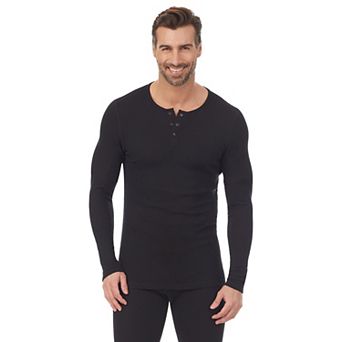 Men's Cuddl Duds® Midweight Waffle Thermal Performance Baselayer Henley Top