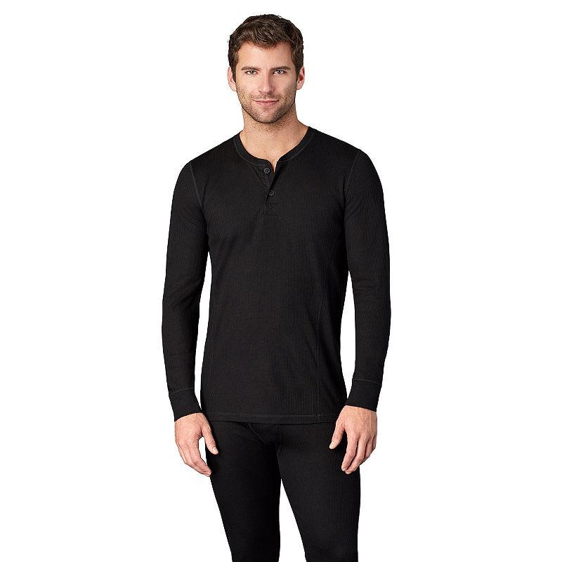 Mens Cuddl Duds Heavyweight ProExtreme Performance Baselayer Henley Top, S