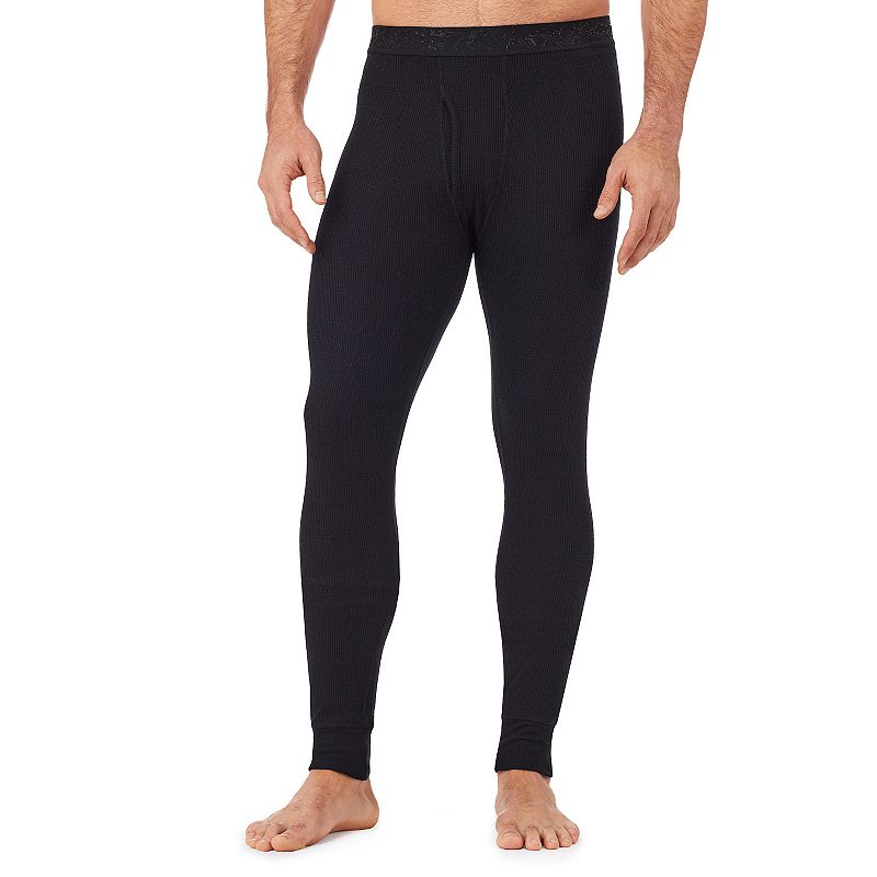 Mens Cuddl Duds Midweight Waffle Thermal Performance Baselayer Pants, Size