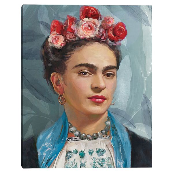 Master Piece Kahlo Portrait I Canvas Wall Art by Studio Arts