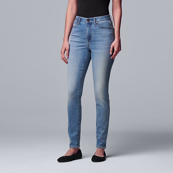 Women's Simply Vera Vera Wang Stretch High-Waisted Skinny Jeans
