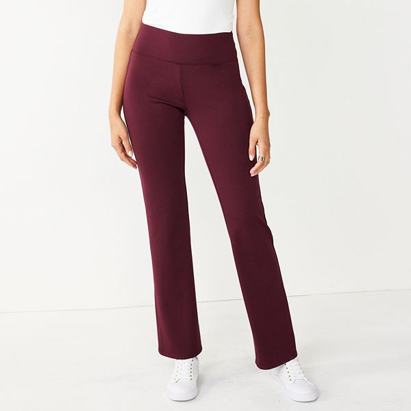 Women's Nine West Tummy-Control Ponte Bootcut Pants