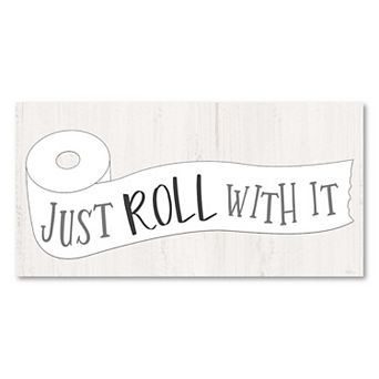 COURTSIDE MARKET Just Roll With It Canvas Wall Art