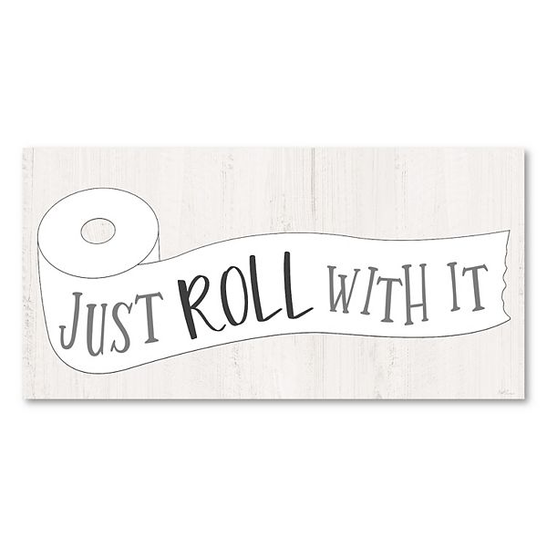 COURTSIDE MARKET Just Roll With It Canvas Wall Art