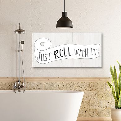 COURTSIDE MARKET Just Roll With It Canvas Wall Art