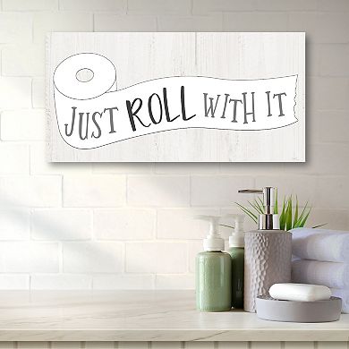 COURTSIDE MARKET Just Roll With It Canvas Wall Art