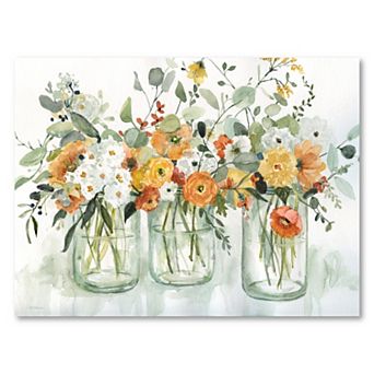 COURTSIDE MARKET Trois Beauties Canvas Wall Art