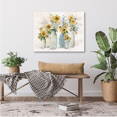 COURTSIDE MARKET Sunflower Spectacular Canvas Wall Art