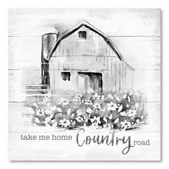 COURTSIDE MARKET Country Road Canvas Wall Art