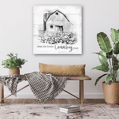 COURTSIDE MARKET Country Road Canvas Wall Art