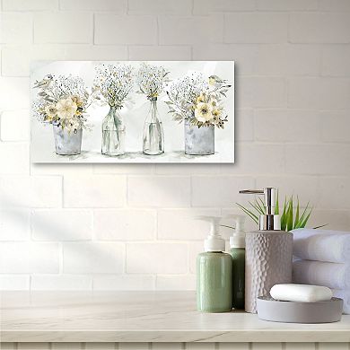 COURTSIDE MARKET Farmhouse Bouquet Canvas Wall Art