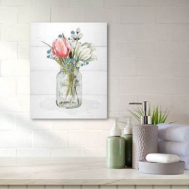 COURTSIDE MARKET Farmhouse Tulip Canvas Wall Art