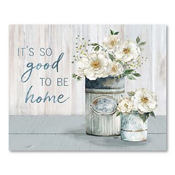 COURTSIDE MARKET Good To Be Home Canvas Wall Art