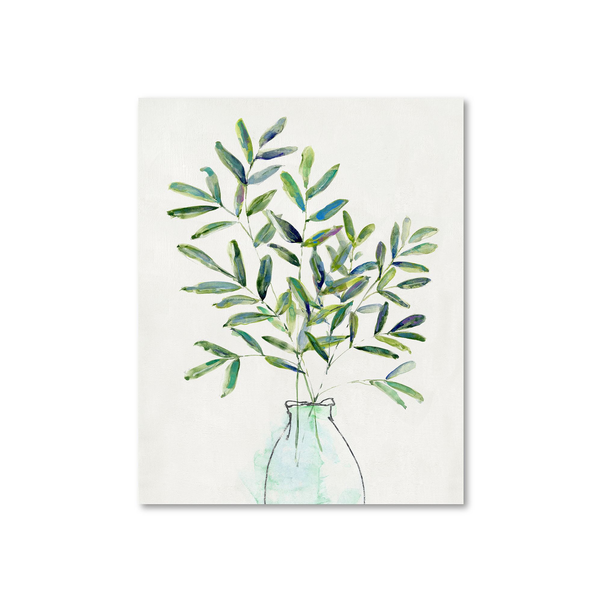 COURTSIDE MARKET Spring Greenery I Canvas Wall Art, Multicolor