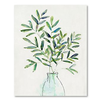 COURTSIDE MARKET Spring Greenery I Canvas Wall Art