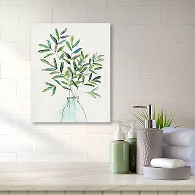 COURTSIDE MARKET Spring Greenery I Canvas Wall Art