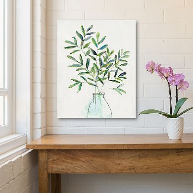 COURTSIDE MARKET Spring Greenery I Canvas Wall Art