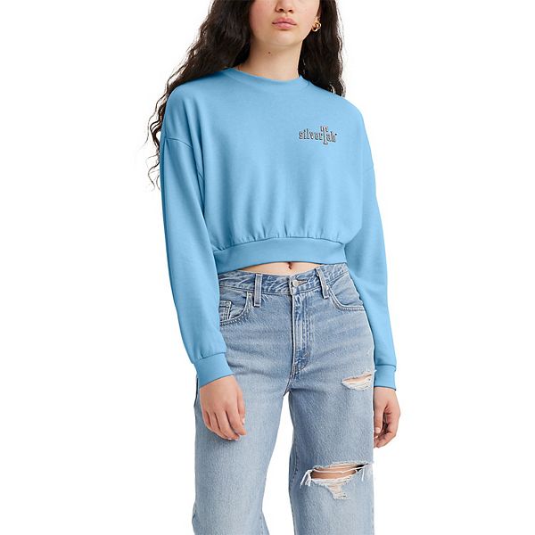 Levi's® Women's SilverTab™ Laundry Day Graphic Cropped Sweatshirt