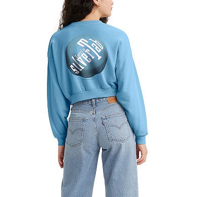 Levi's® Women's SilverTab™ Laundry Day Graphic Cropped Sweatshirt
