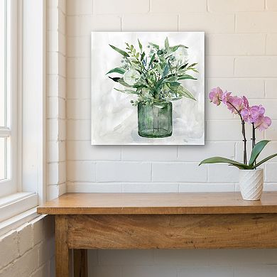 COURTSIDE MARKET Green Garden I Canvas Wall Art
