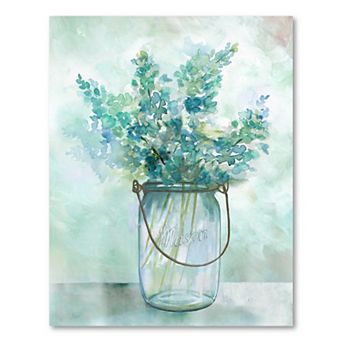 COURTSIDE MARKET Blue Bonnet Retreat Canvas Wall Art
