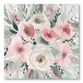 COURTSIDE MARKET Pretty In Blush Canvas Wall Art