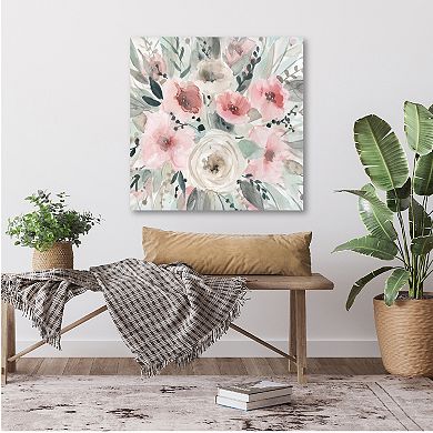COURTSIDE MARKET Pretty In Blush Canvas Wall Art