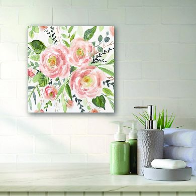 COURTSIDE MARKET Peach Keen II Canvas Wall Art