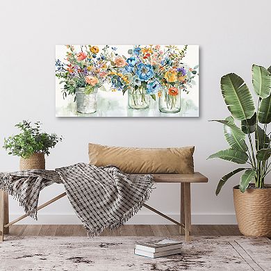 COURTSIDE MARKET Flower Market Canvas Wall Art