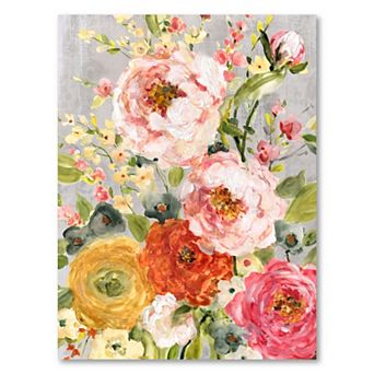 COURTSIDE MARKET Damask Garden Canvas Wall Art