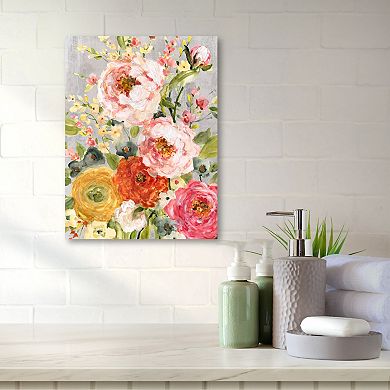 COURTSIDE MARKET Damask Garden Canvas Wall Art
