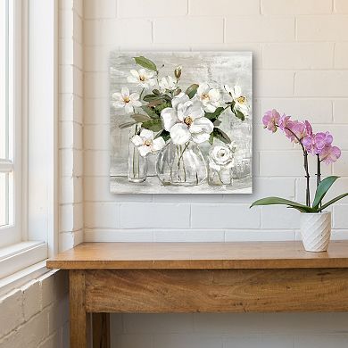 COURTSIDE MARKET Romantic Magnolias Canvas Wall Art