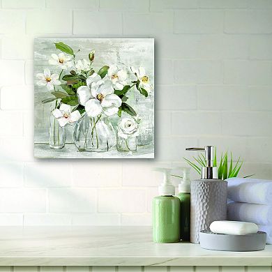 COURTSIDE MARKET Romantic Magnolias Canvas Wall Art