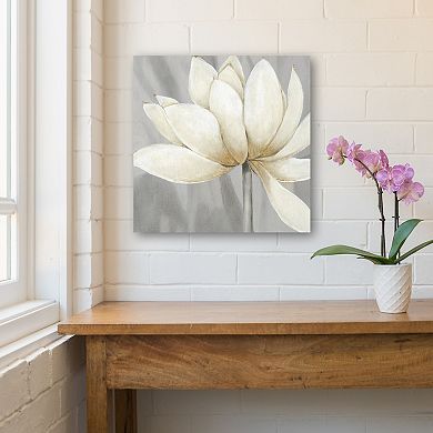COURTSIDE MARKET Golden Waterlily I Canvas Wall Art