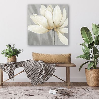 COURTSIDE MARKET Golden Waterlily I Canvas Wall Art