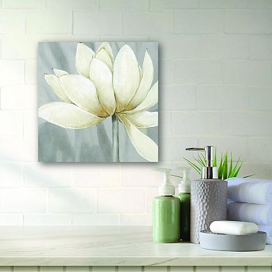 COURTSIDE MARKET Golden Waterlily I Canvas Wall Art