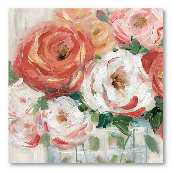 COURTSIDE MARKET Naive Bouquet I Canvas Wall Art