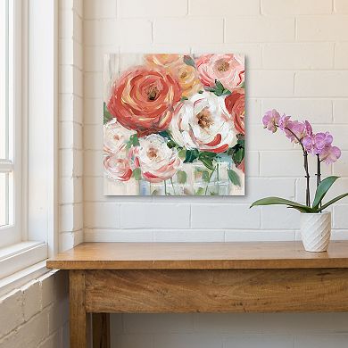 COURTSIDE MARKET Naive Bouquet I Canvas Wall Art