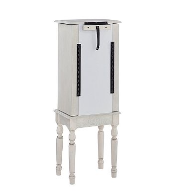 Linon Imogen Jewelry Armoire Floor Decor