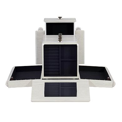 Linon Imogen Jewelry Armoire Floor Decor